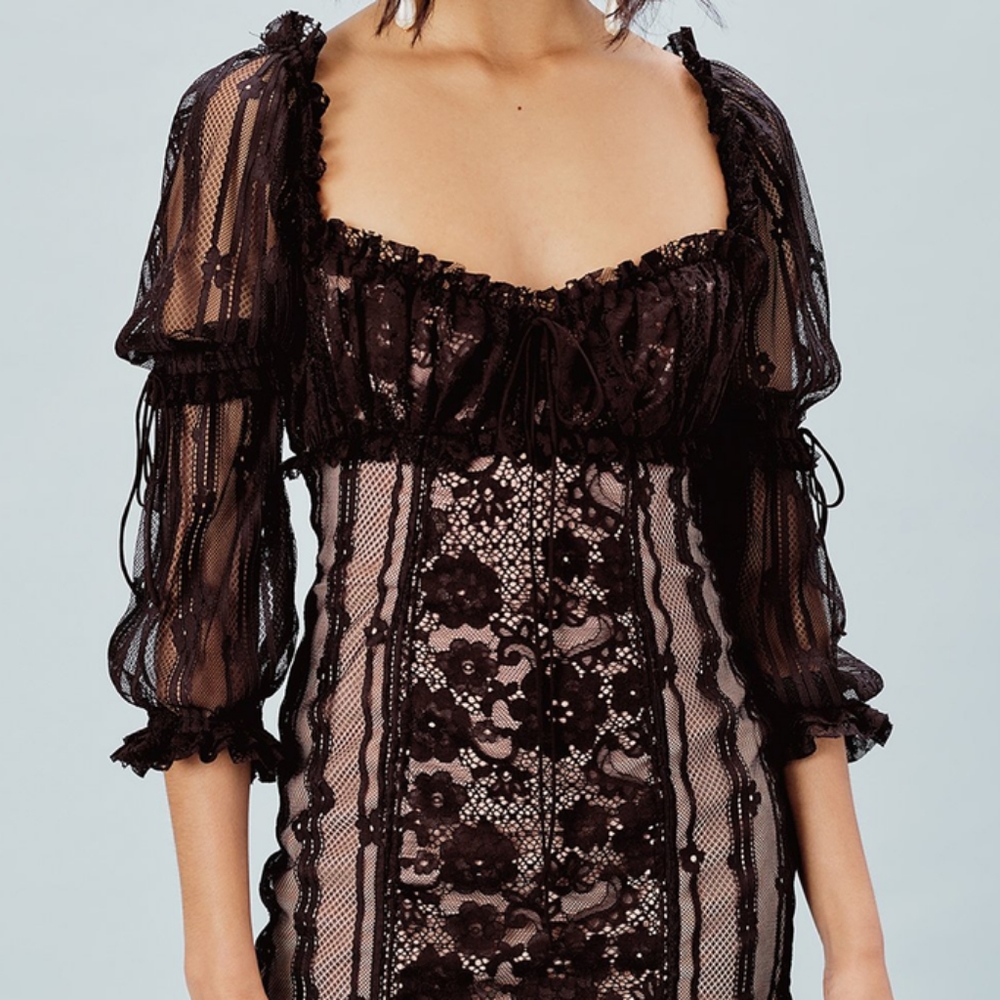 For Love & Lemons Monroe Mini Dress